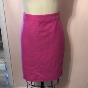 J.Crew Hot Pink Pencil Skirt